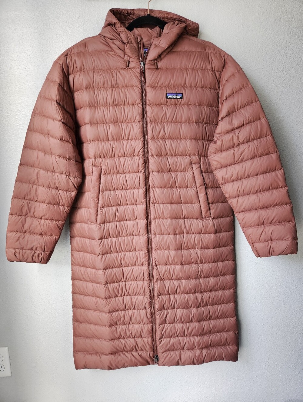 Patagonia Patagonia Recycled Down Sweater Parka Size Medium In Dried Vanilla NWT